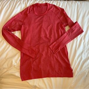 Red Lululemon Long Sleeve